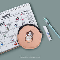 【超幽默人生系列】台灣美食 帆布圓形零錢包