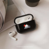 AirPods2/AirPods Pro/AirPods3/AirPods Pro 2 日出富士山 防摔 耳機附掛勾保護套