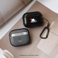 AirPods2/AirPods Pro/AirPods3/AirPods Pro 2 日出富士山 防摔 耳機附掛勾保護套