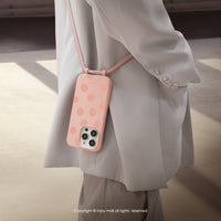 iPhone 17/16/15/14/13/12/SE3 朵朵棉花 二合一防摔背繩手機殼