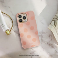 iPhone 17/16/15/14/13/12/SE3 朵朵棉花 二合一防摔背繩手機殼