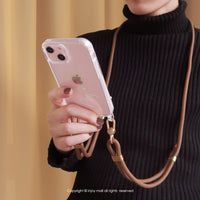 iPhone 15/14/13/12/SE3 客製化 光陰的故事 雙鉤背繩 手機殼 NO.1