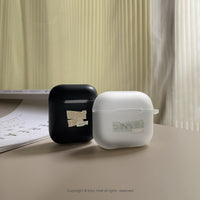 AirPods2/AirPods Pro/AirPods4 心情好 磨砂防摔保護殼 含扣環