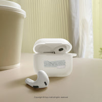 AirPods2/AirPods Pro/AirPods4 天氣晴 磨砂防摔保護殼 含扣環