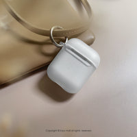 AirPods2/AirPods Pro/AirPods4 天氣晴 磨砂防摔保護殼 含扣環