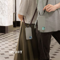 iPhone 17/16/15/14/13/12/SE3 時光旅途 二合一雙鉤背繩手機殼