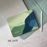 iPad case 12.9/Air5/iPad 9/mini 7 微風荷蘭 附筆槽平板保護套