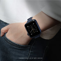 愛戀星座 Apple Watch series 不鏽鋼金屬米蘭錶帶客製專屬星座的-B款42/44/45