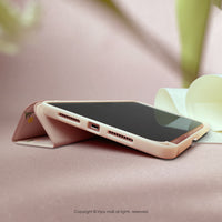 iPad case 12.9/Air5/iPad 9/mini7 迷人小圓花 附筆槽平板保護套