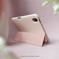iPad case 12.9/Air5/iPad 9/mini7 迷人小圓花 附筆槽平板保護套