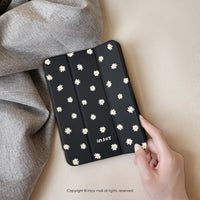 iPad case 12.9/Air5/iPad 9/mini 7 快樂小雛菊 附筆槽平板保護套