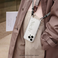 iPhone 15/14/13/12/SE3 客製化 旅行的意義 雙鉤背繩 手機殼 NO.13