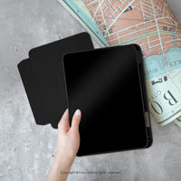 iPad case 12.9/Air5/iPad 9 露營風貼紙 多角度折疊平板保護套