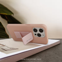 iPhone 17/16/15/14/13/12/SE3 可拆式 Urban Basic 櫻花粉 背繩防摔手機殼