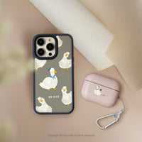 iPhone 17/16 手機殼∣黏人柯爾鴨 磨砂 MagSafe 磁吸防摔手機殼