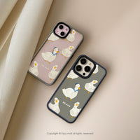 iPhone 17/16 手機殼∣黏人柯爾鴨 磨砂 MagSafe 磁吸防摔手機殼