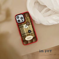 iPhone 16/15/14/13/12/11/SE3 秋紅調色盤 磨砂手感 防摔手機殼