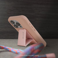 iPhone 17/16/15/14/13/12/SE3 可拆式 Urban Colourful 知性粉 背繩防摔手機殼