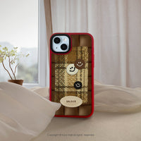 iPhone 16/15/14/13/12/11/SE3 秋紅調色盤 磨砂手感 防摔手機殼