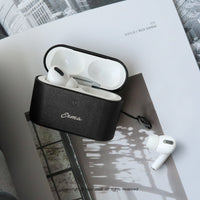 AirPods Pro 2代 記得美好客製文字 經典真皮 防摔 帶手繩保護套