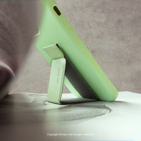 iPhone 14/13/12/11/SE3 可拆式 Urban Basic 抹茶綠 背繩防摔手機殼