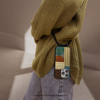 iPhone 17/16/15/14/13/12/SE3 街頭爵士 二合一防摔背繩手機殼