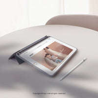 iPad 12.9/Air5/iPad 9/mini 7 月光雅典 附筆槽平板保護套