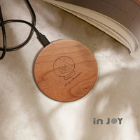 客製化禮物 許下心願 木質無線充電器 Wireless Charger