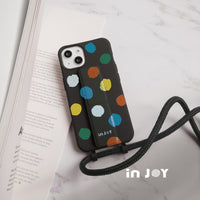 iPhone 17/16/15/14/13/12/SE3 雨後彩虹 二合一防摔背繩手機殼