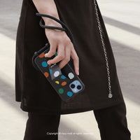 iPhone 17/16/15/14/13/12/SE3 雨後彩虹 二合一防摔背繩手機殼