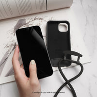 iPhone 17/16/15/14/13/12/SE3 雨後彩虹 二合一防摔背繩手機殼