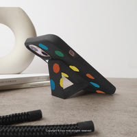 iPhone 17/16/15/14/13/12/SE3 雨後彩虹 二合一防摔背繩手機殼