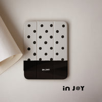 iPad 12.9/Air5/iPad 9/mini 7 法式點點 附筆槽平板保護套