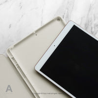 iPad 12.9/Air5/iPad 9/mini 7 法式點點 附筆槽平板保護套