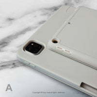 iPad 12.9/Air5/iPad 9/mini 7 法式點點 附筆槽平板保護套