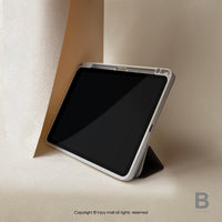 iPad 12.9/Air5/iPad 9/mini 7 法式點點 附筆槽平板保護套