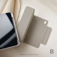 iPad 12.9/Air5/iPad 9/mini 7 法式點點 附筆槽平板保護套