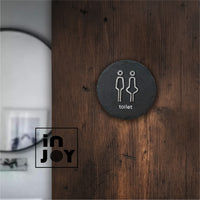 石板 男女廁所 指示牌 標示牌 商旅 餐廳 民宿 茶館