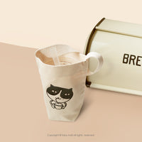 吃貨貓珍奶日常環保杯袋 手搖飲料提袋