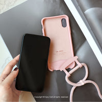 iPhone 17/16/15/14/13/12/SE3 天空之花 二合一防摔背繩手機殼