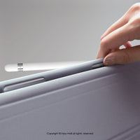 iPad case12.9/Air5/iPad 9/mini 7 迷情紫羅蘭 附筆槽平板保殼