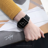 Apple Watch series 1 2 3 4 5 6 7 經典 知性 真皮錶帶