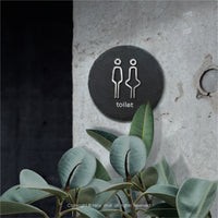 石板 男女廁所 指示牌 標示牌 商旅 餐廳 民宿 茶館