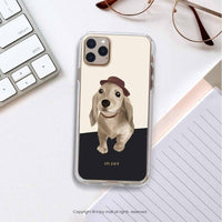 iPhone 16/15/14/13/12/SE3 奶油臘腸犬 透明耐衝擊防摔手機殼