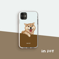 iPhone 16/15/14/13/12/SE3 融化柴柴 透明耐衝擊防摔手機殼