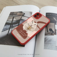 iPhoneXS/XR/max/11pro/11max/SE3非你莫鼠耐撞擊磨砂邊框手機殼