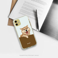 iPhone 16/15/14/13/12/SE3 融化柴柴 透明耐衝擊防摔手機殼