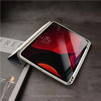 iPad case 12.9/Air5/iPad 9/mini 7 藍色啤酒海 附筆槽平板保護套
