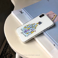 iPhone 13/13pro/12/11/SE3 移動城堡防摔耐震亮面手機殼