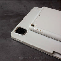 iPad case 12.9/Air5/iPad 9/mini 7 藍色啤酒海 附筆槽平板保護套